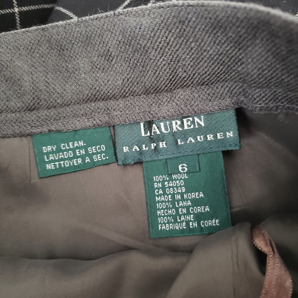 Ralph Lauren wool wrap skirt, size 6 - Picture 3 of 3
